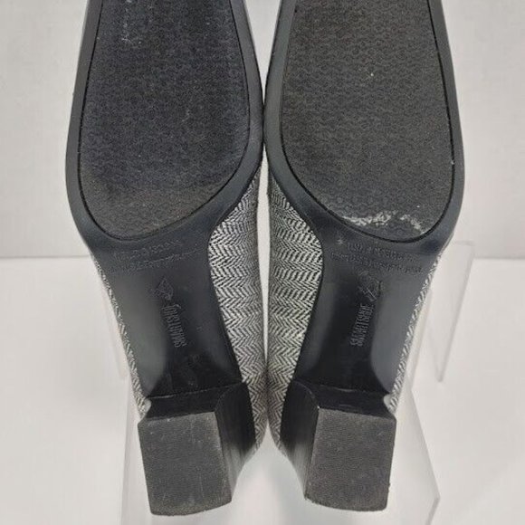 Easy Spirit® Women's Herringbone and Black Leather Block Heels Size US 6 - Picture 16 of 16